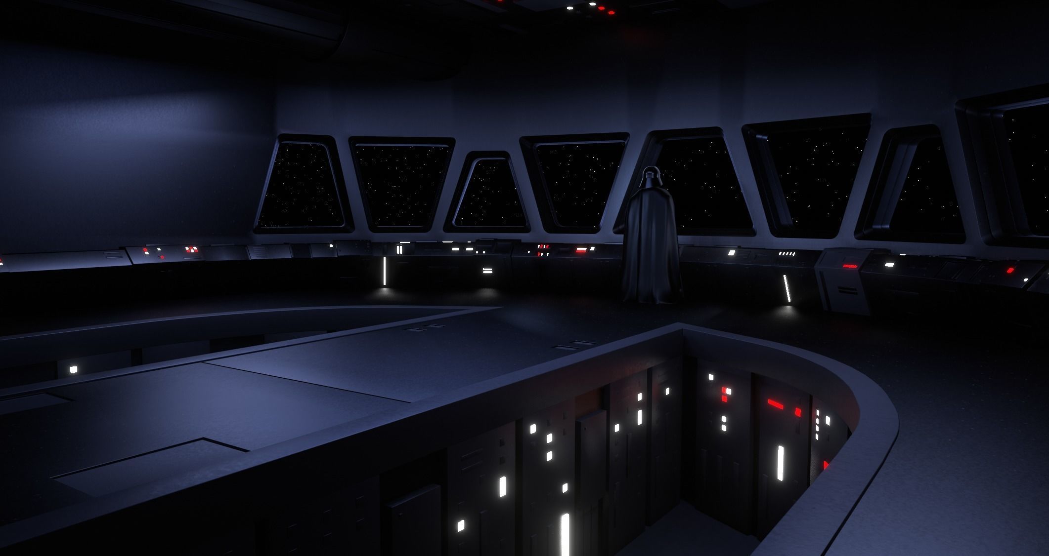 Super Star Destroyer Bridge 3D model_5