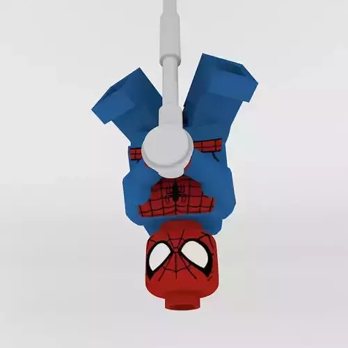Lego Spider-Man from Marvel Low-poly 3D model