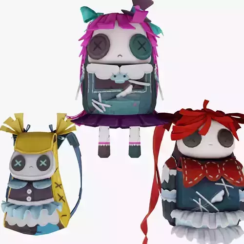 Bag 3x Eerie Doll backpack