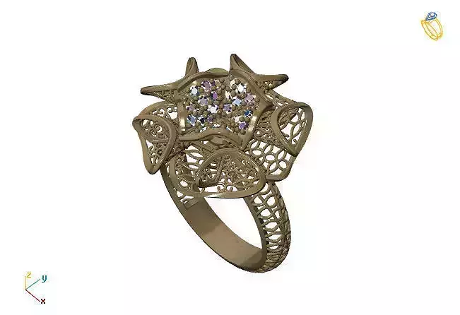 Fusion Ring Group 3DM Model 10 3D print model