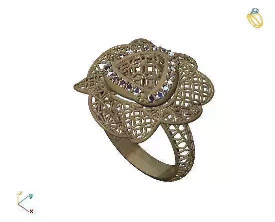 Fusion Ring Group 3DM Model 1 3D print model
