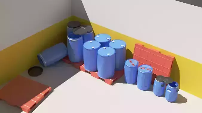Industrial Plastic barrels
