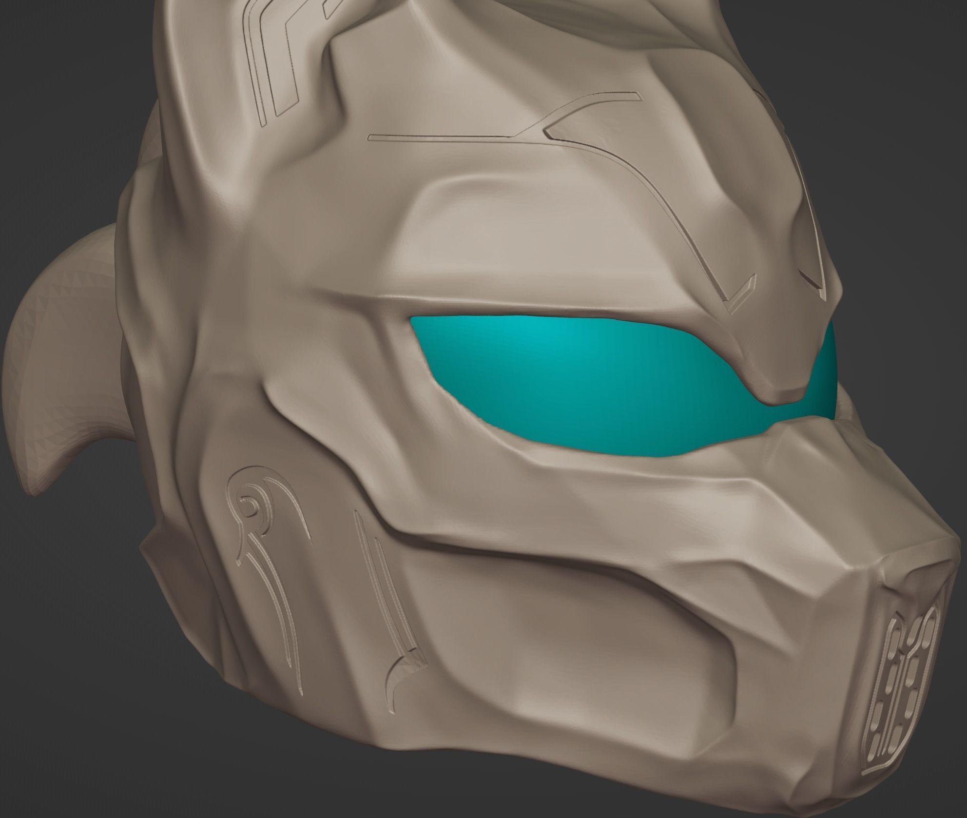 Overwolf Mando Helmet 3D print model_3