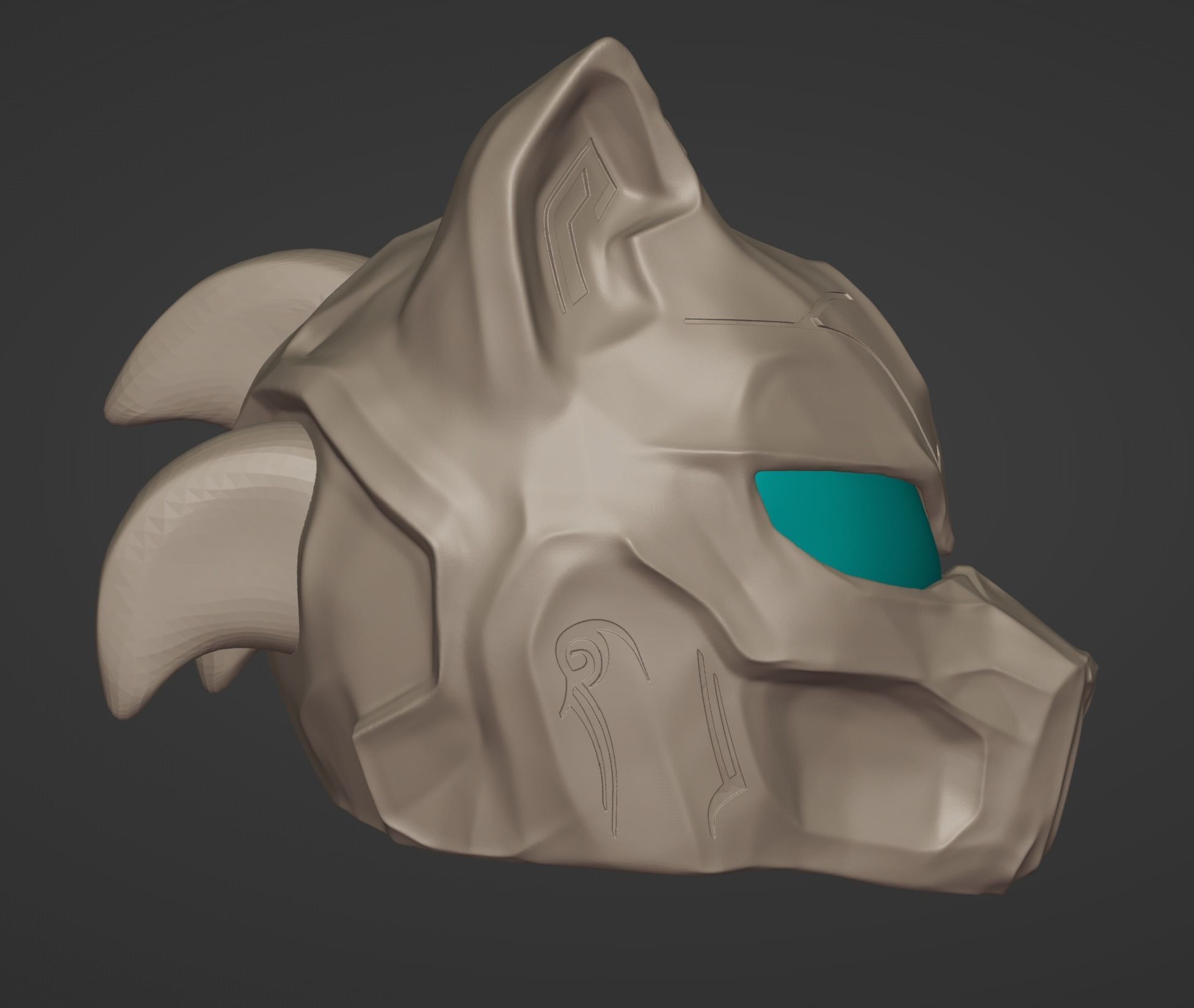 Overwolf Mando Helmet 3D print model_1