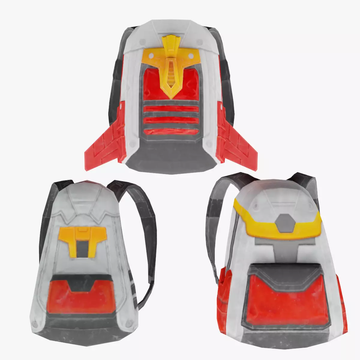 Bag 3x - Lieutenant Parsec backpack 3D model_0