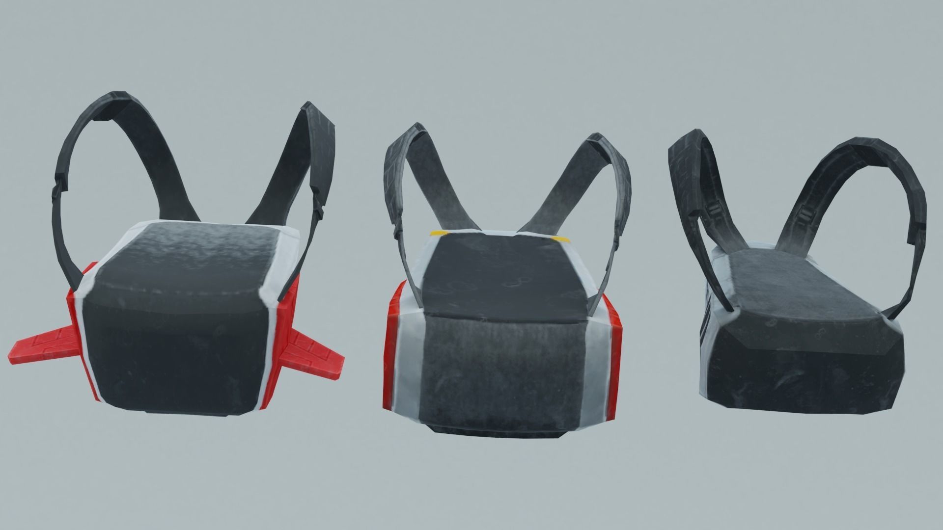 Bag 3x - Lieutenant Parsec backpack 3D model_5