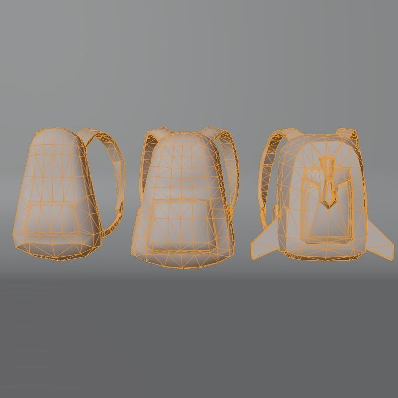 Bag 3x - Lieutenant Parsec backpack 3D model_6