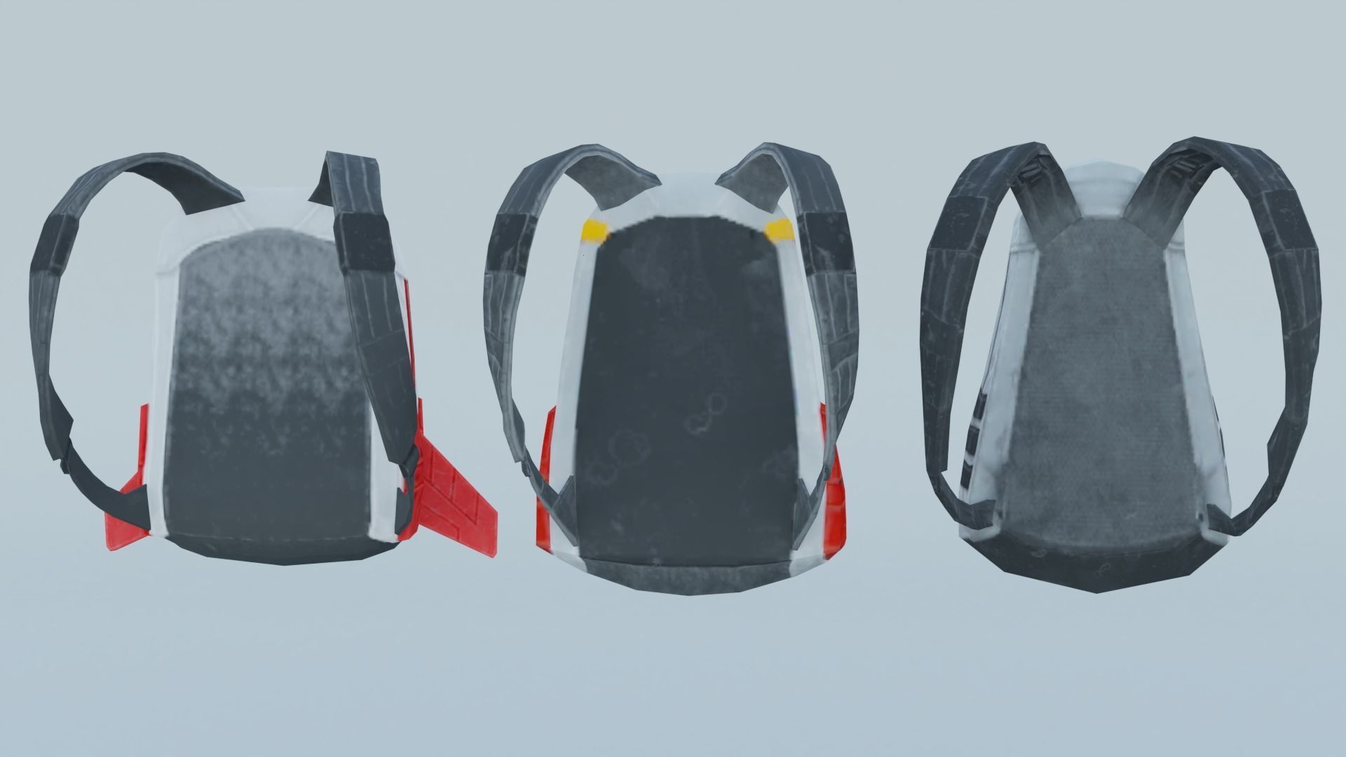Bag 3x - Lieutenant Parsec backpack 3D model_2