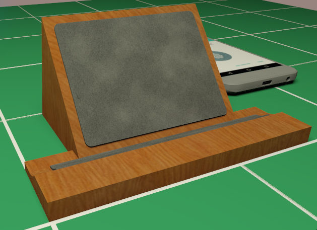 Desk Phone Hanger 3D model_2