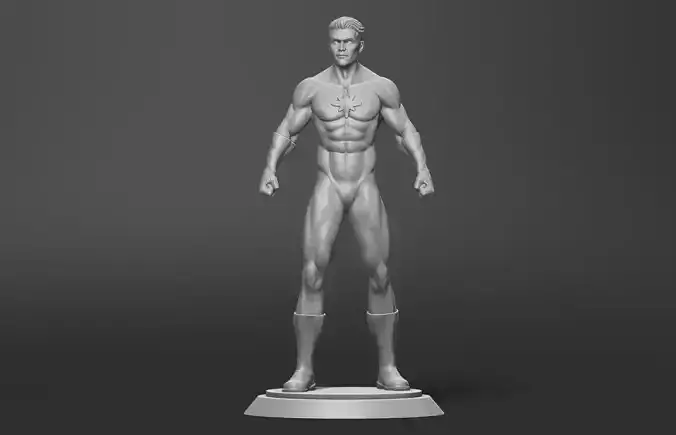 Captain Atom 3d print