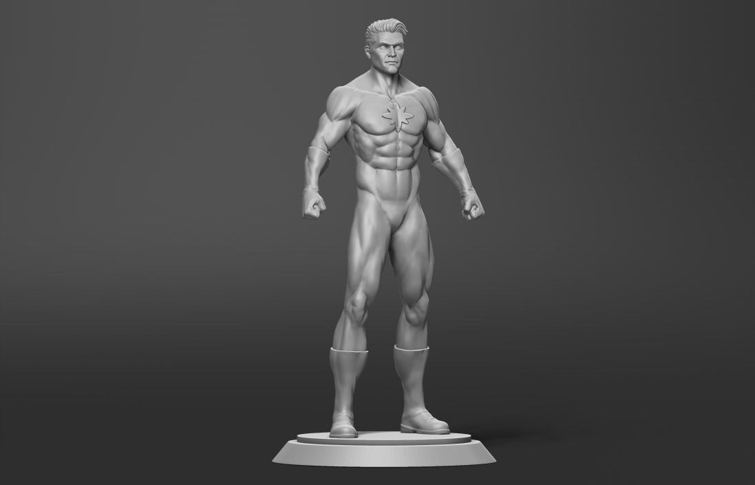 Captain Atom 3d print 3D print model_1