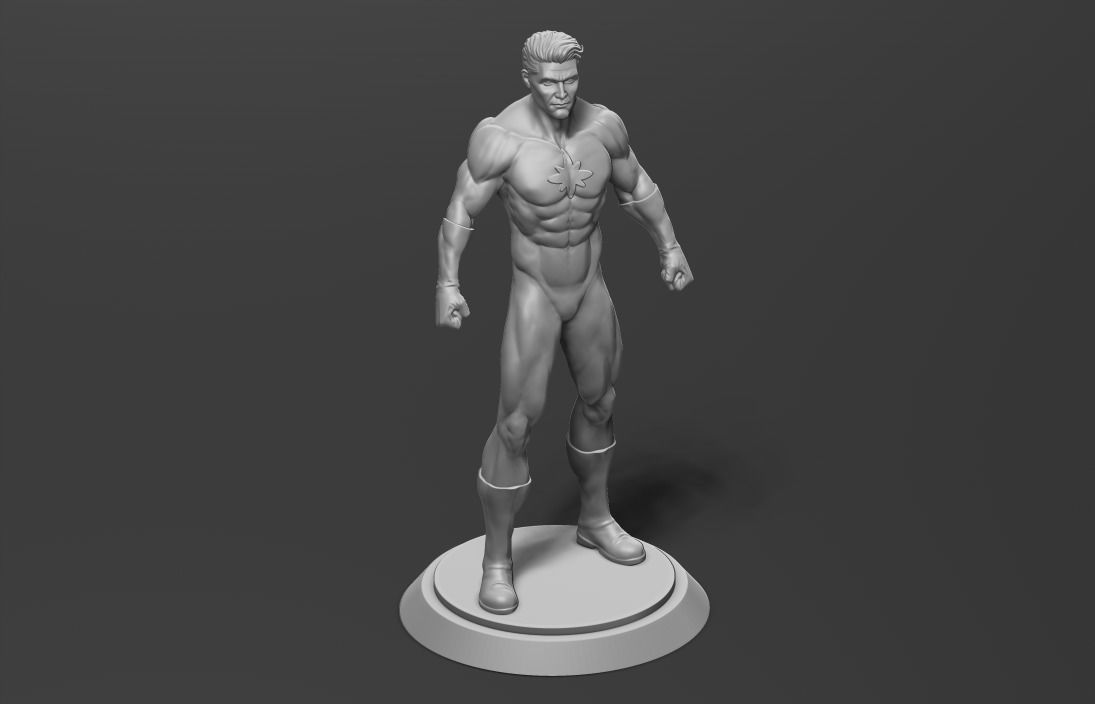 Captain Atom 3d print 3D print model_4