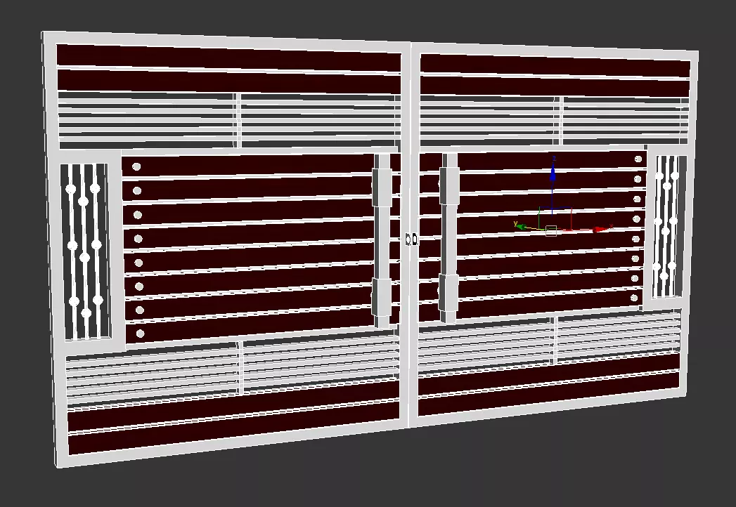 Exterior Gate Free 3D model