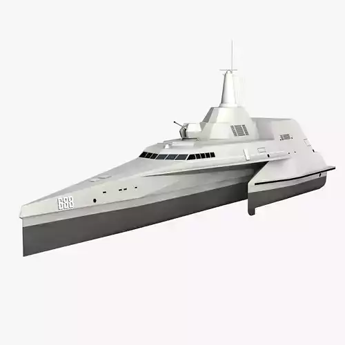 KRI Golok 3D model