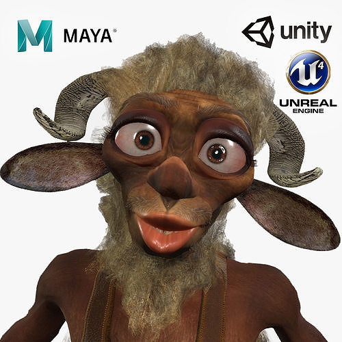 High quality character full Rigged and Animated 3D model