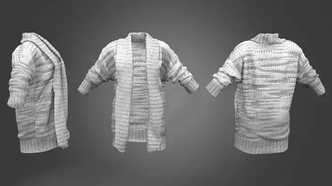 Ladies Oversized Cardigan