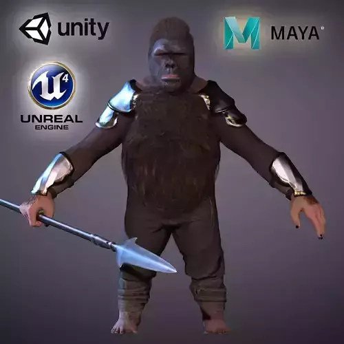 High quality character full Rigged and Animated