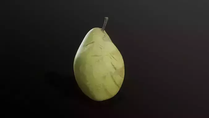 3D Scan Pear 01