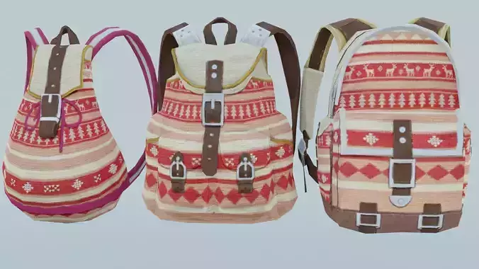 Bag 3x Snow Blush backpack