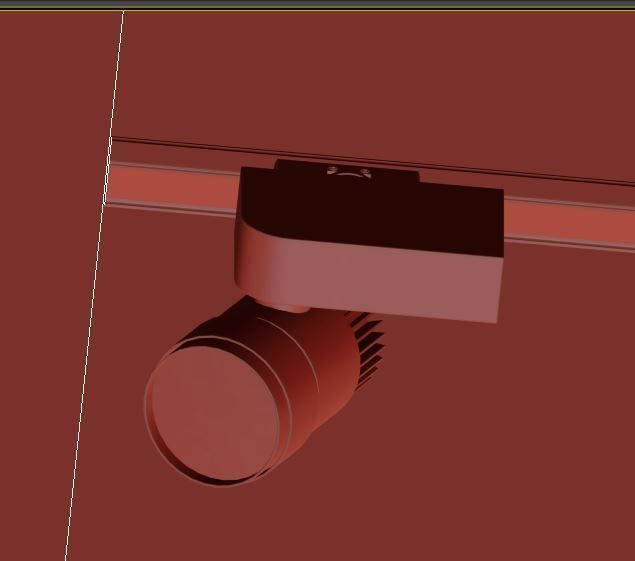 Magnet track light 3d models 3D model_5