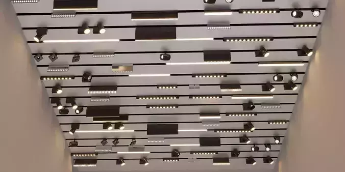 Magnet track light 3d models 3D model