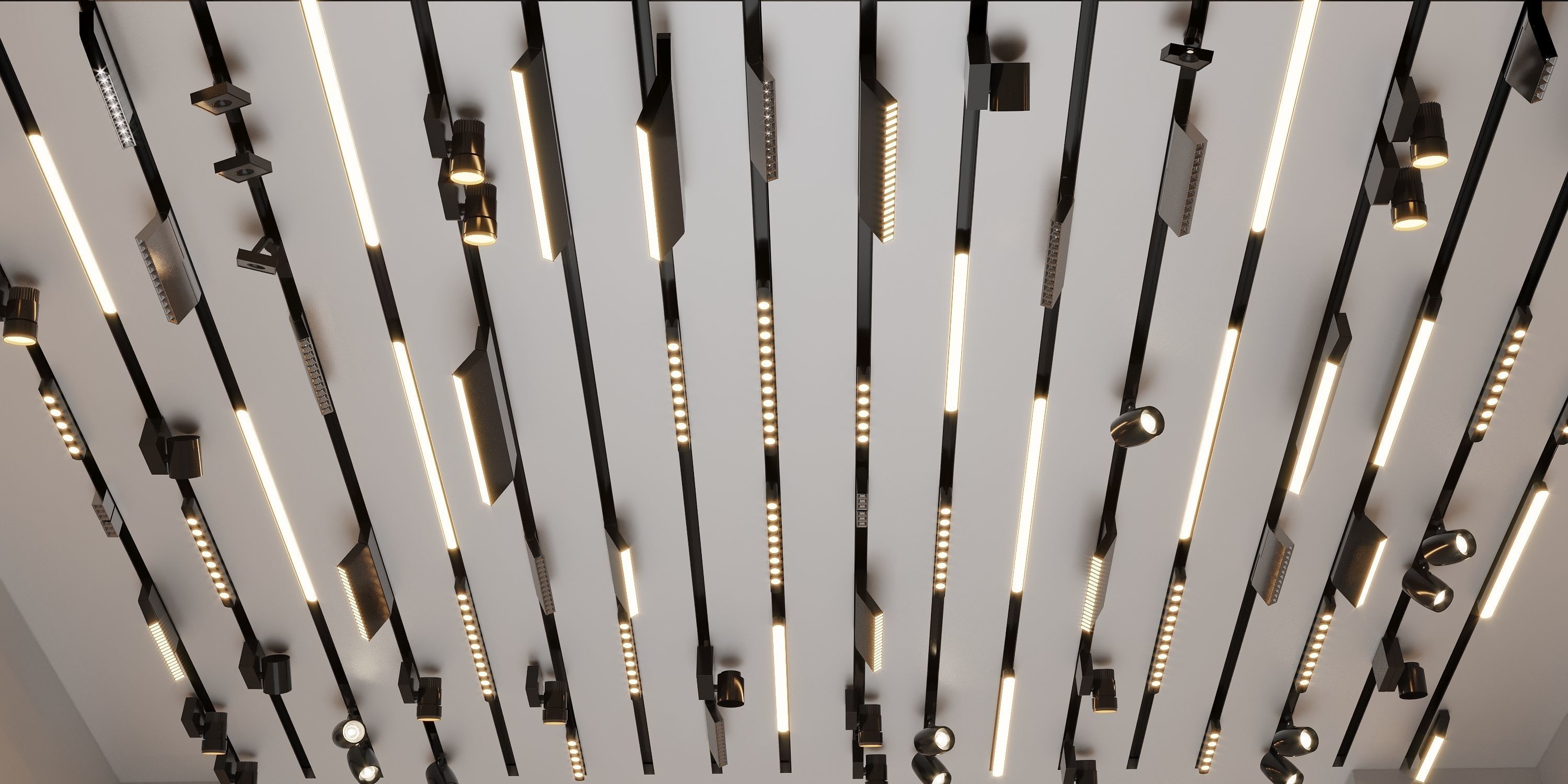 Magnet track light 3d models 3D model_1