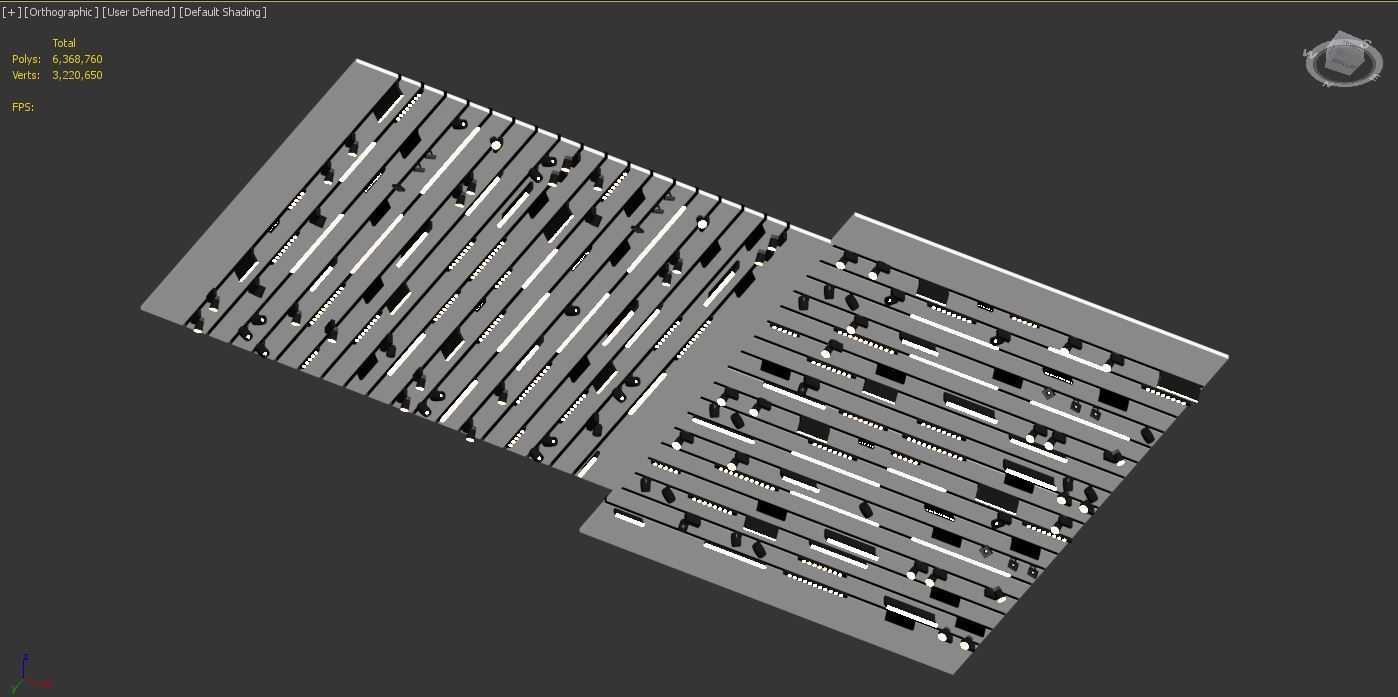 Magnet track light 3d models 3D model_2