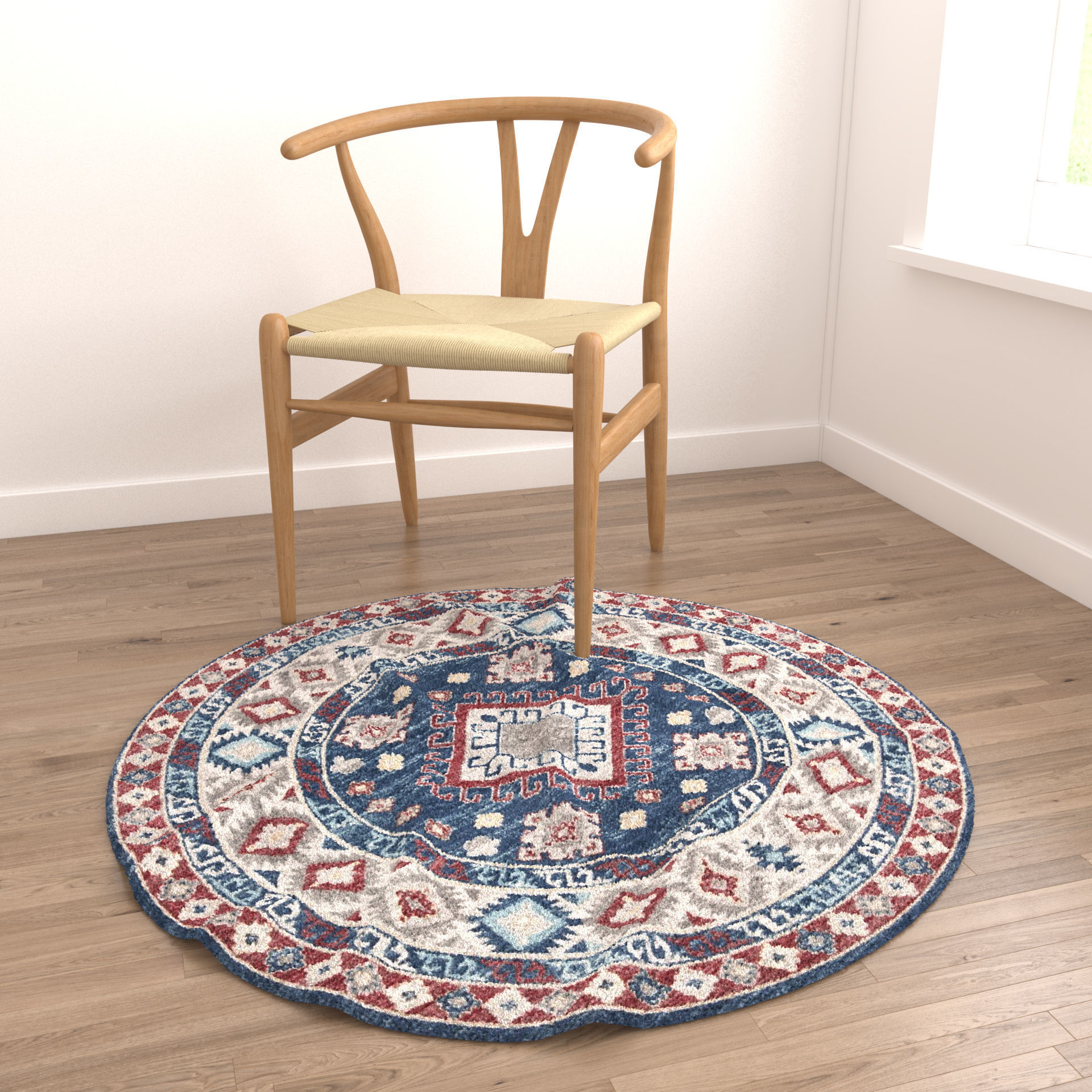 Rugs No 478 Low-poly 3D model_3