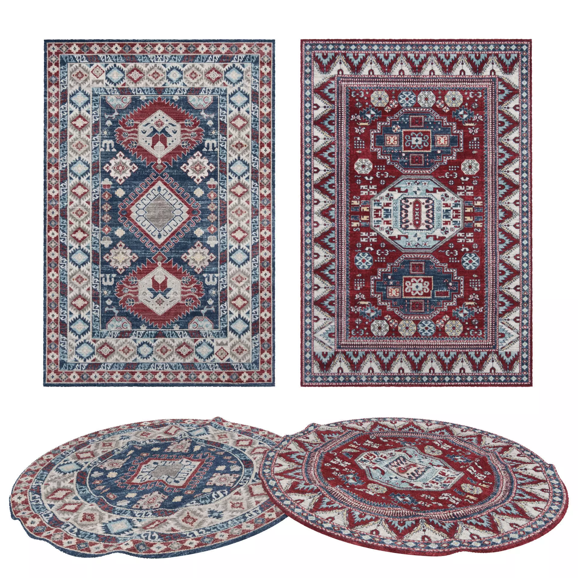 Rugs No 478 Low-poly 3D model_0