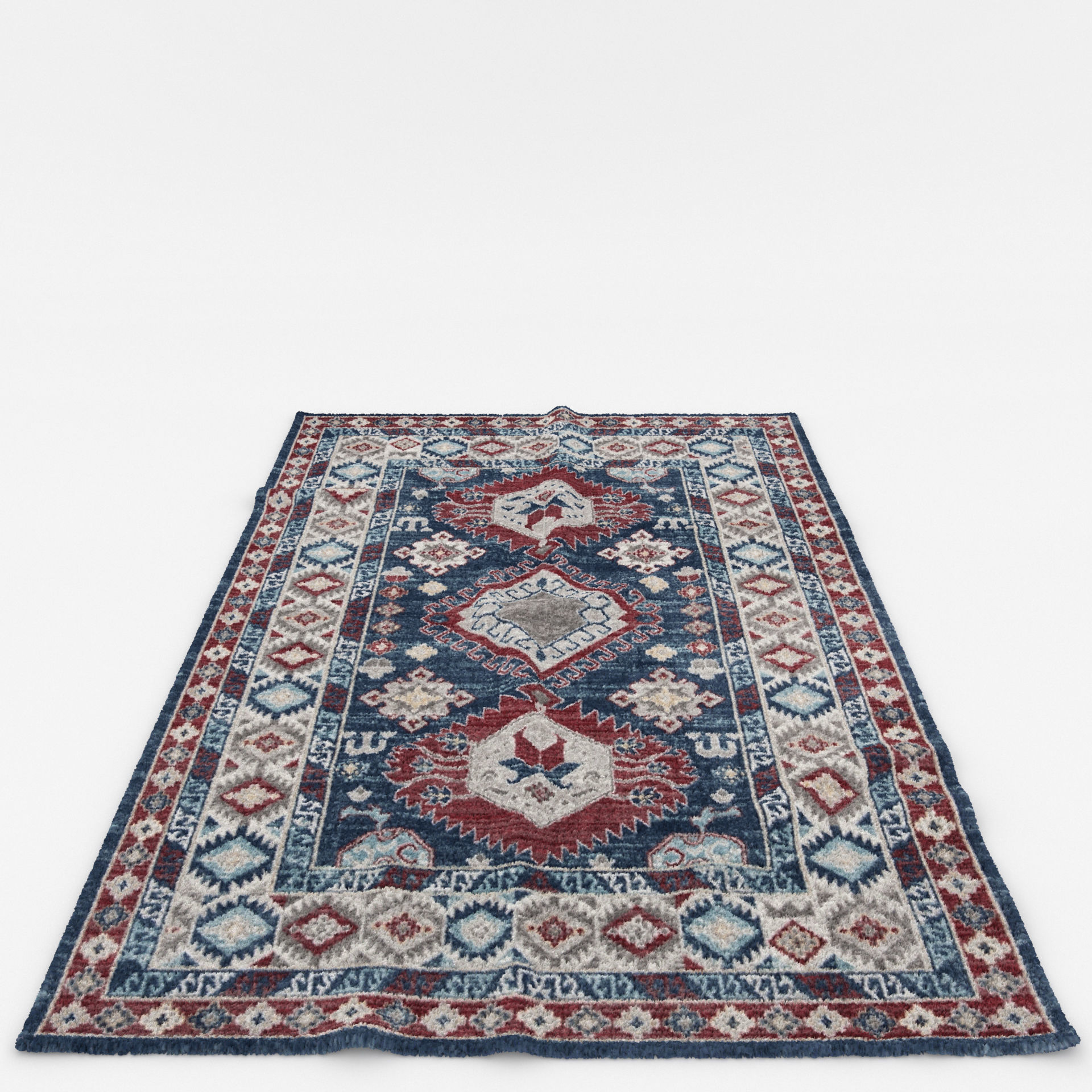 Rugs No 478 Low-poly 3D model_10