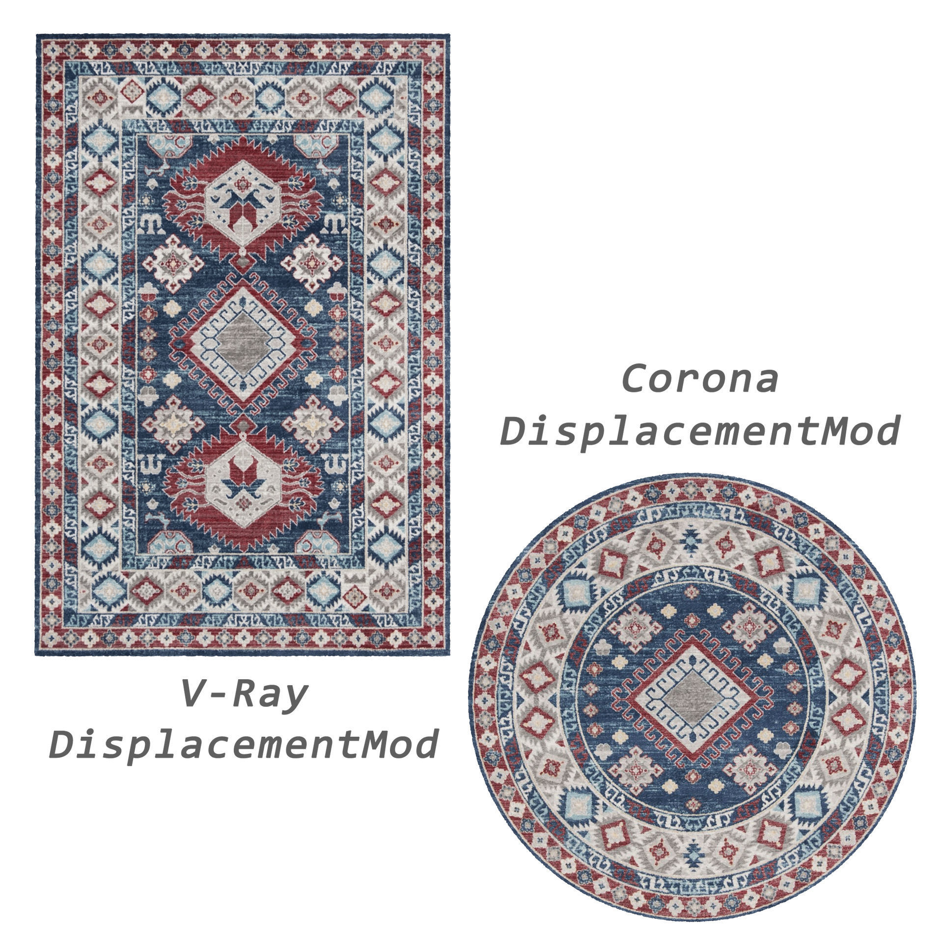 Rugs No 478 Low-poly 3D model_2