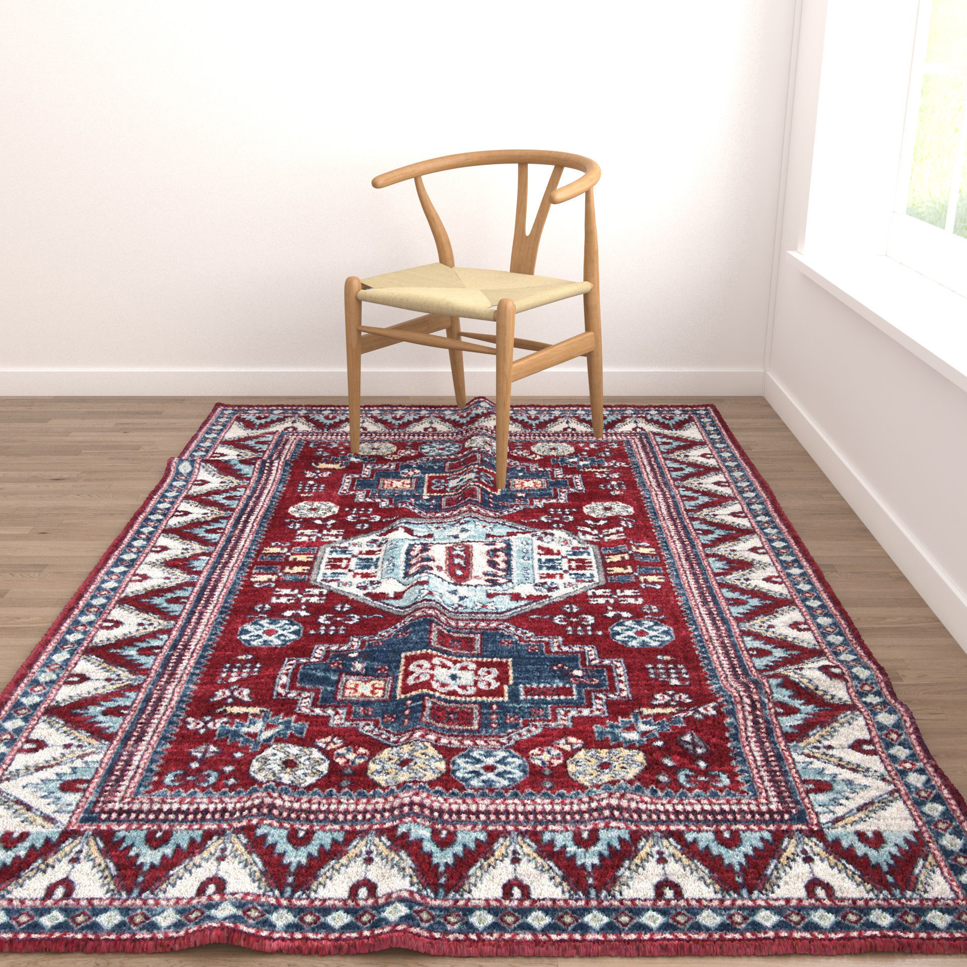 Rugs No 478 Low-poly 3D model_4