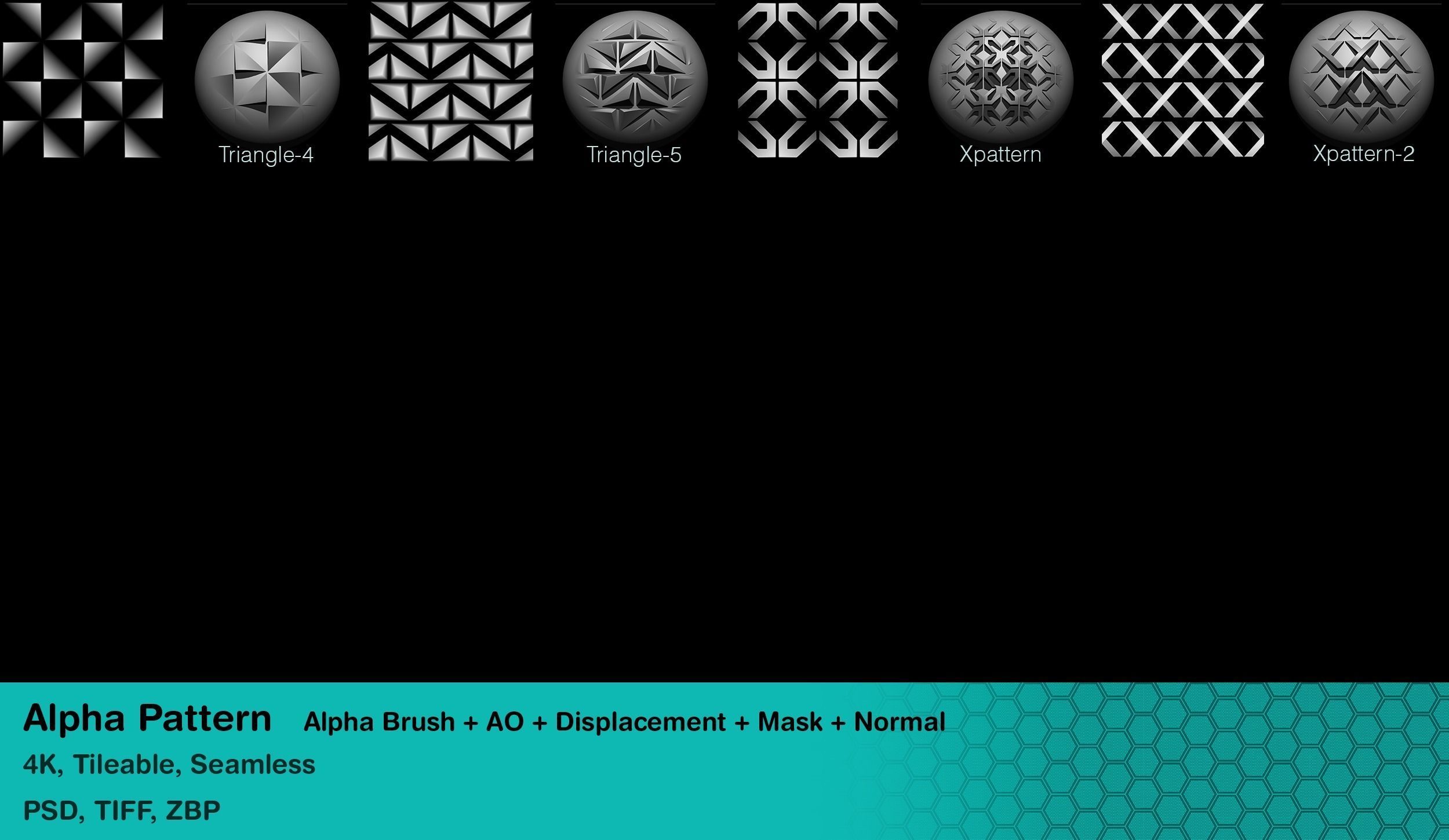 100 Alpha Pattern Texture_7