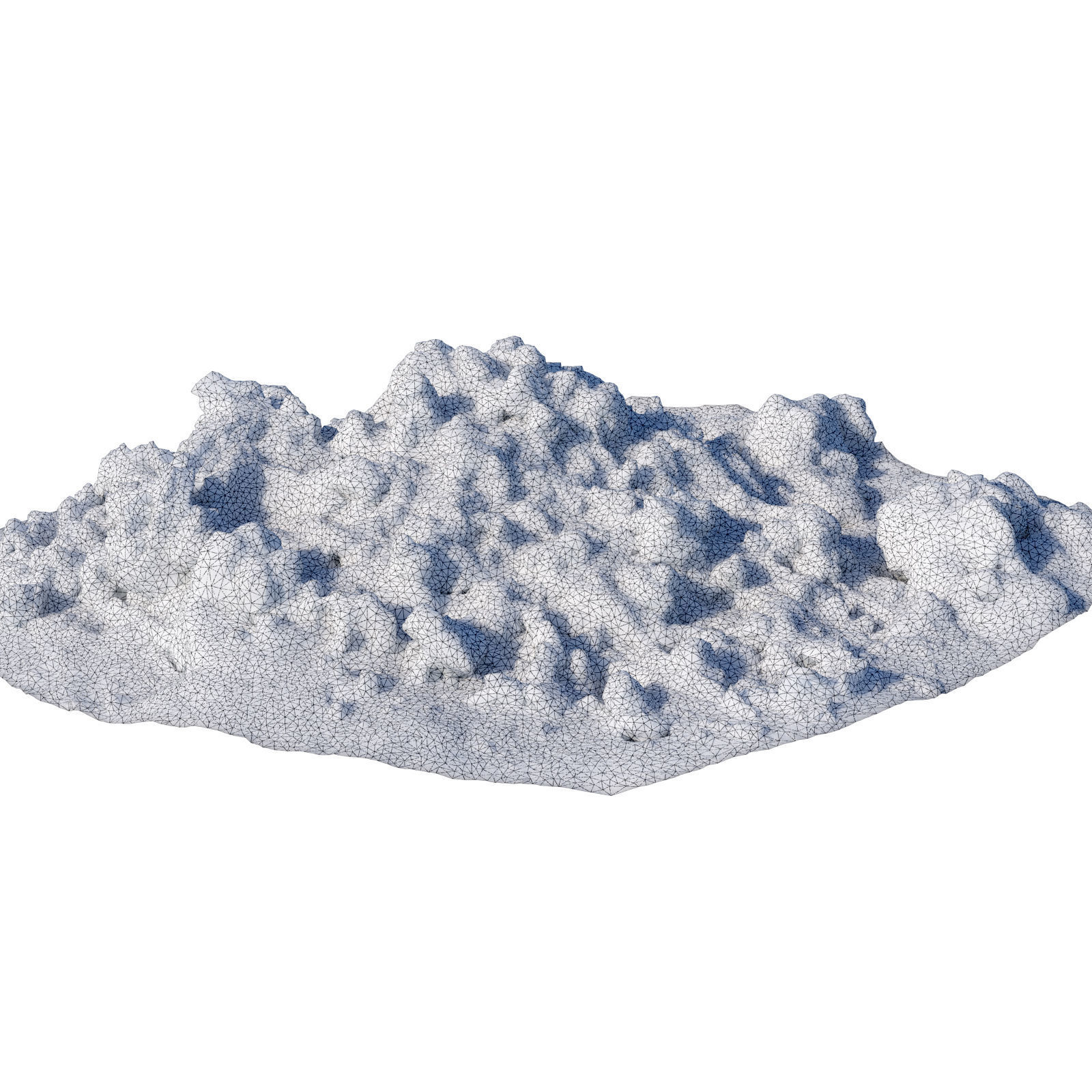 Ultra realistic a Pile of snow 2021 Low-poly 3D model_5