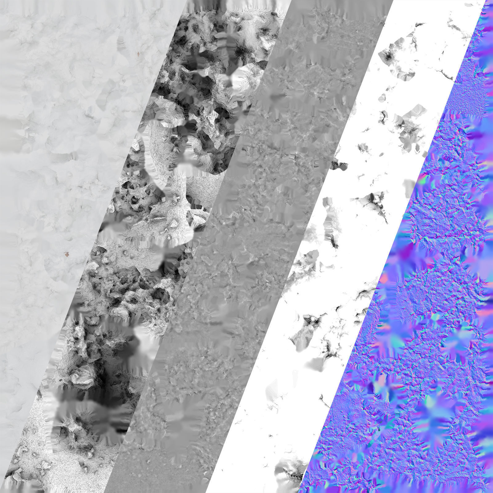 Ultra realistic a Pile of snow 2021 Low-poly 3D model_9