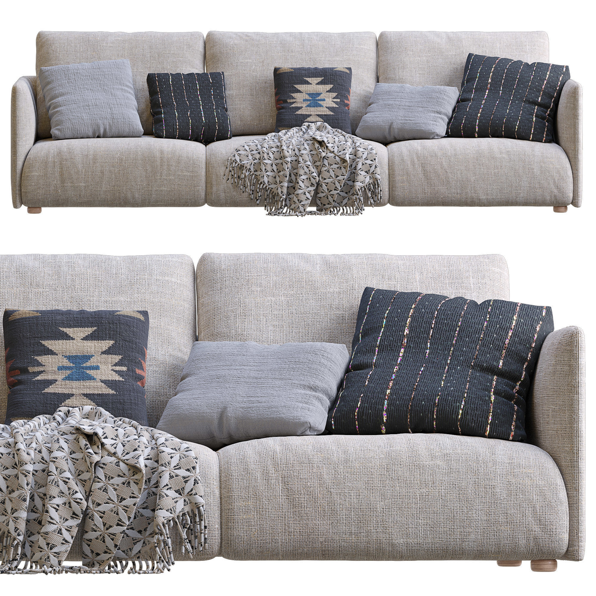 sofa Lullaby 3D model_1