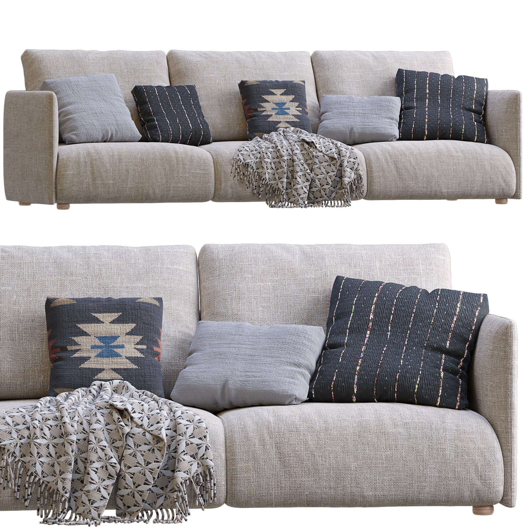 sofa Lullaby 3D model_2