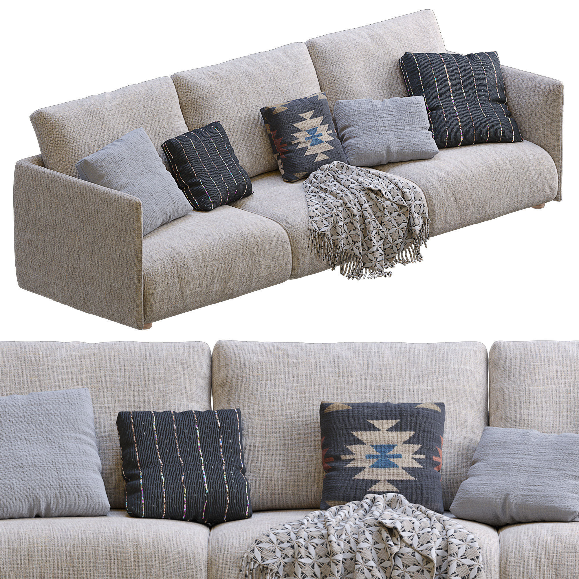 sofa Lullaby 3D model_29