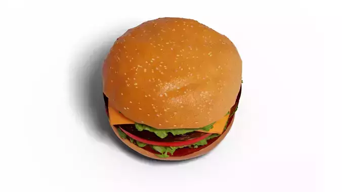 Burger hamburger 3D model