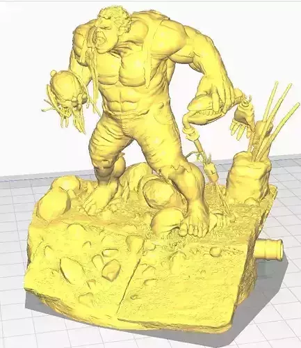 HULK AVENGER IMPRESSION 3D PRINT MODEL