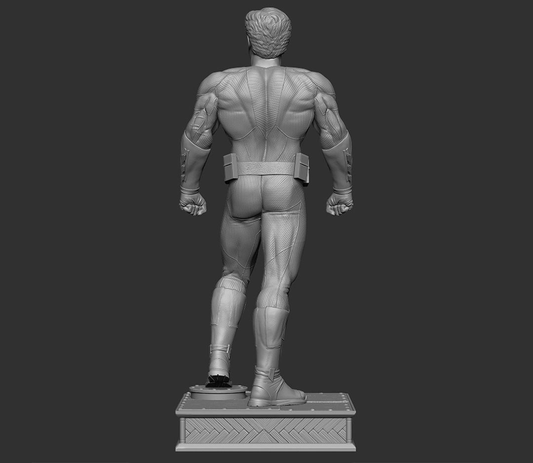 Batman figure Ben Affleck 3D model ready print 3D print model_12