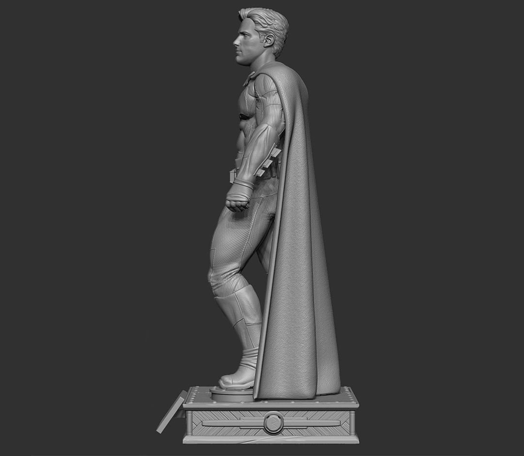 Batman figure Ben Affleck 3D model ready print 3D print model_10