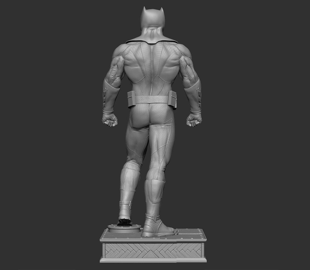 Batman figure Ben Affleck 3D model ready print 3D print model_8