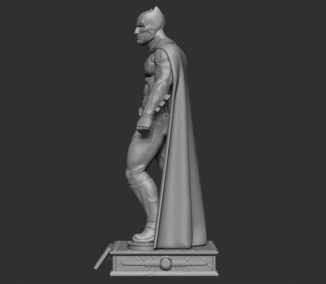 Batman figure Ben Affleck 3D model ready print 3D print model_6