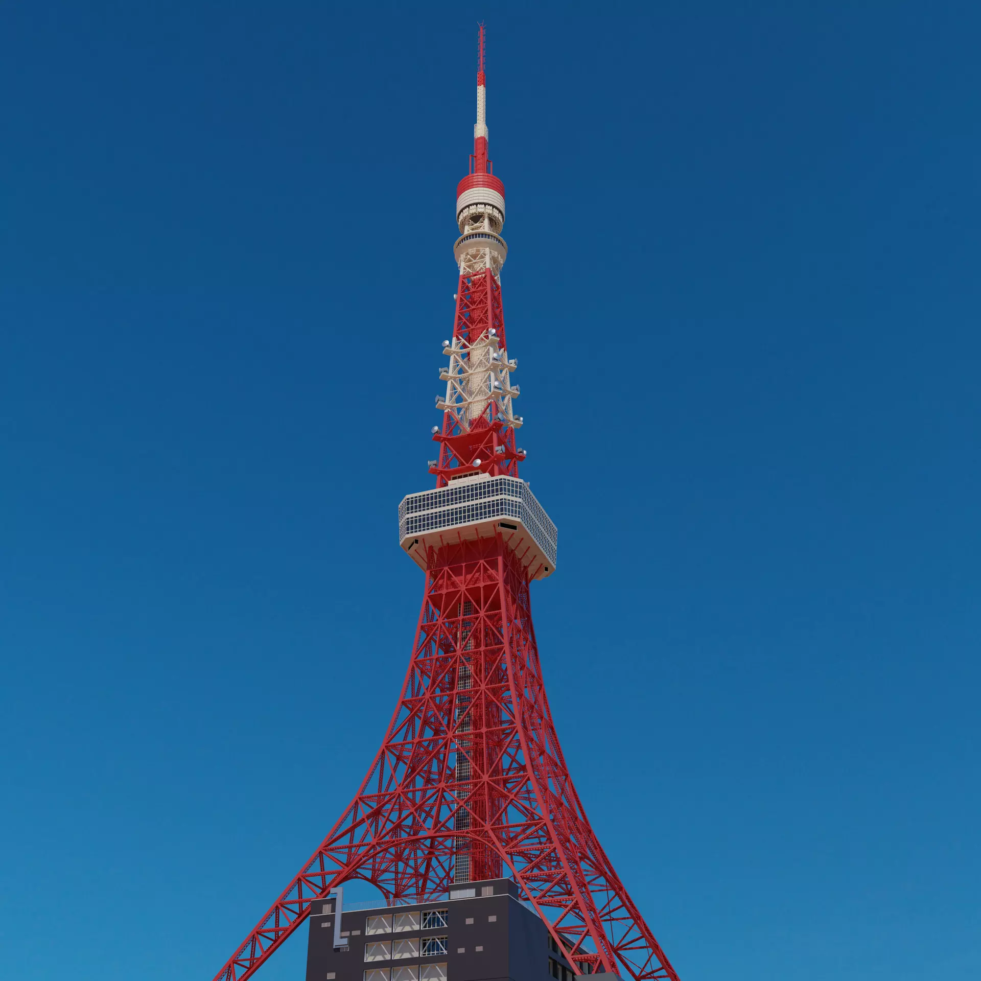 Tokyo Tower 3D model_0