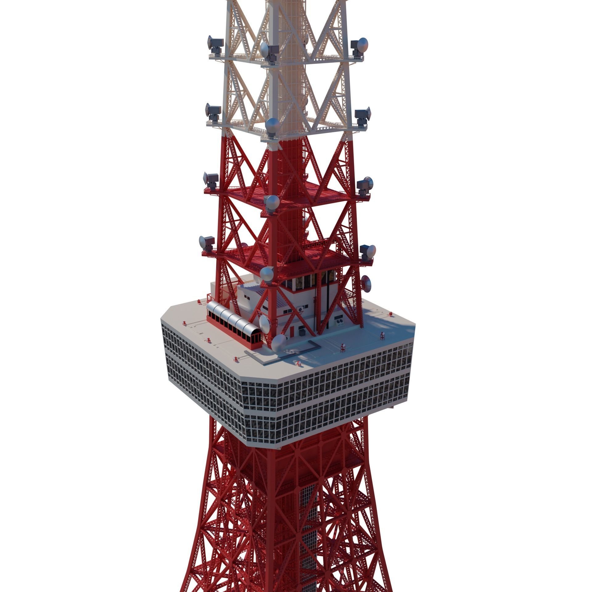 Tokyo Tower 3D model_1