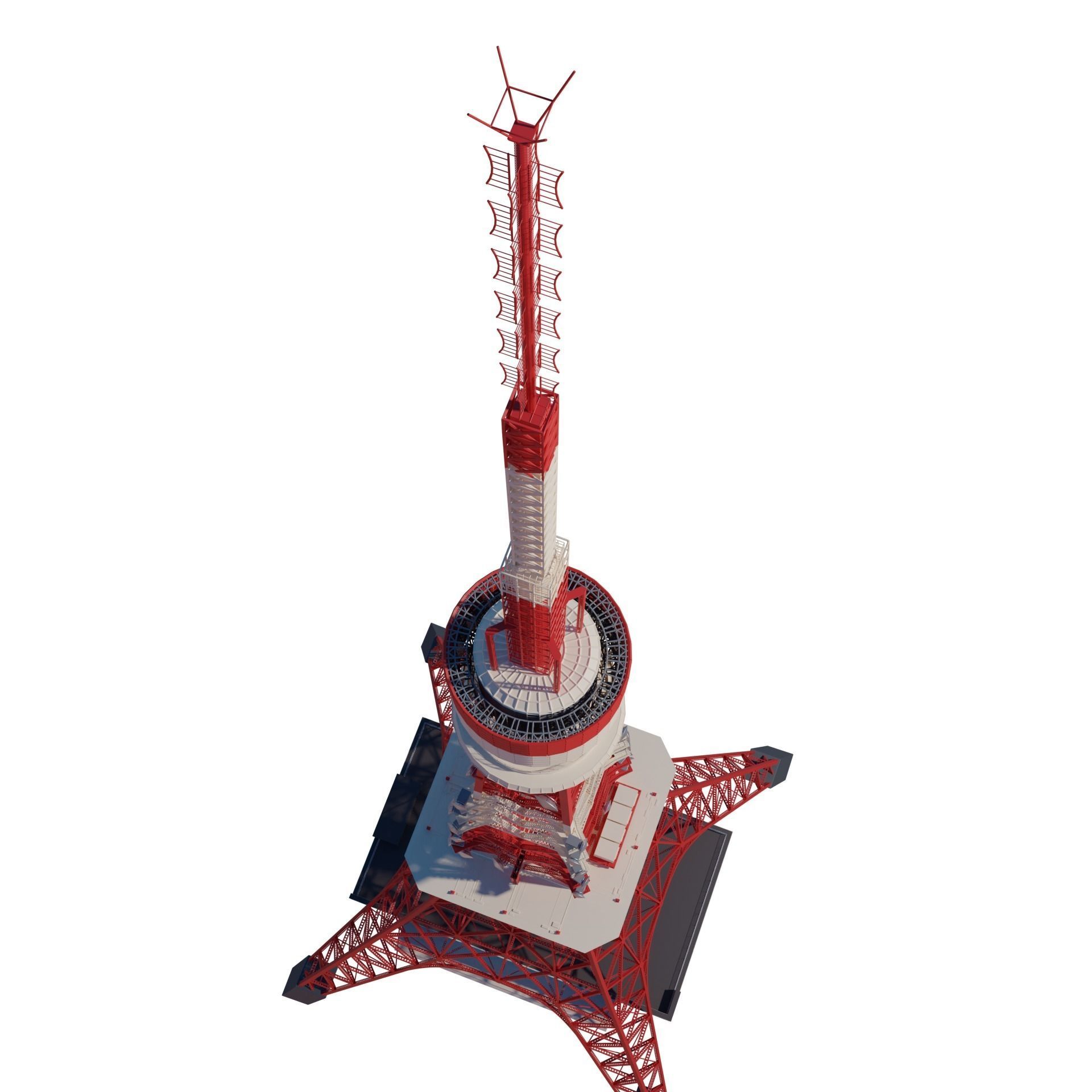 Tokyo Tower 3D model_3