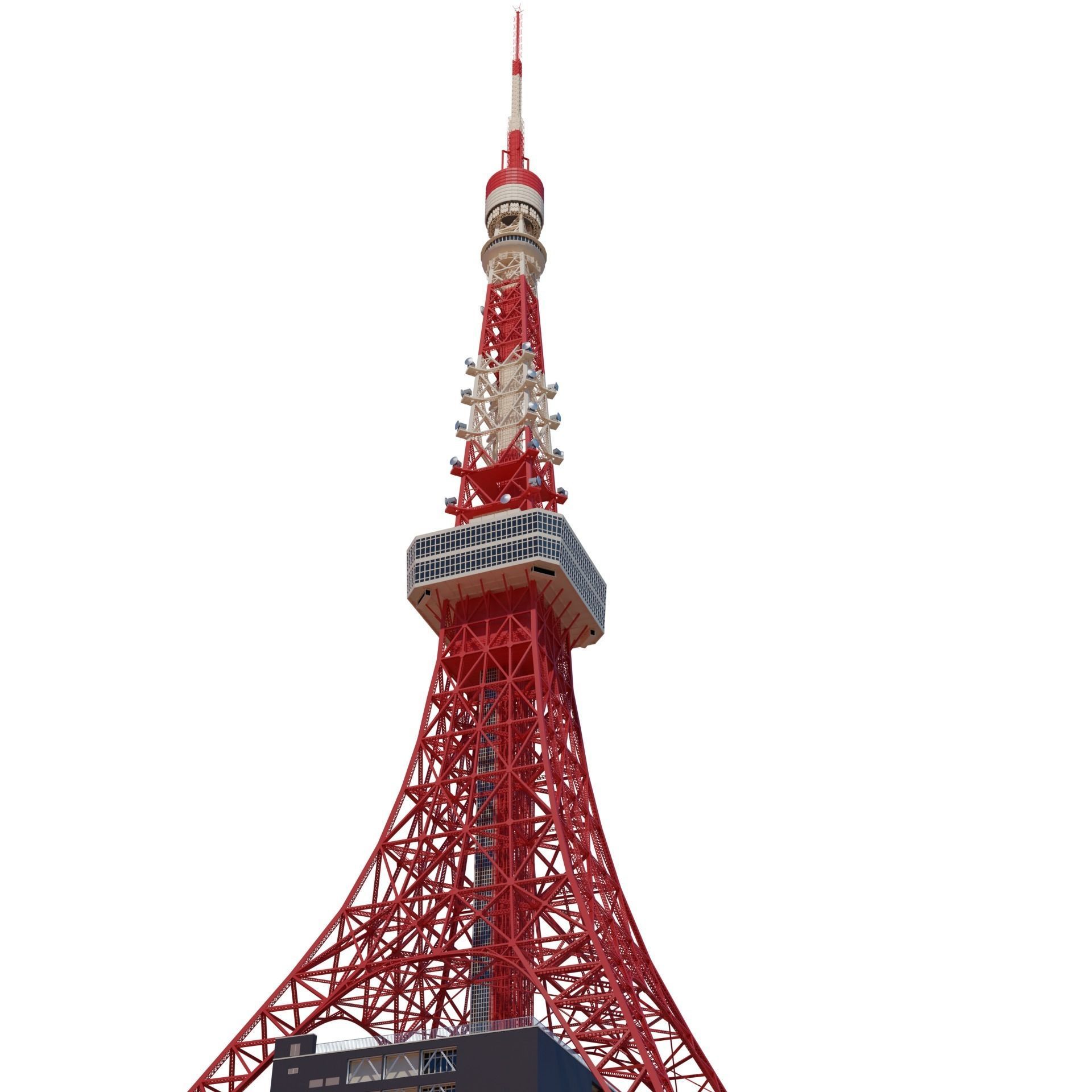Tokyo Tower 3D model_2