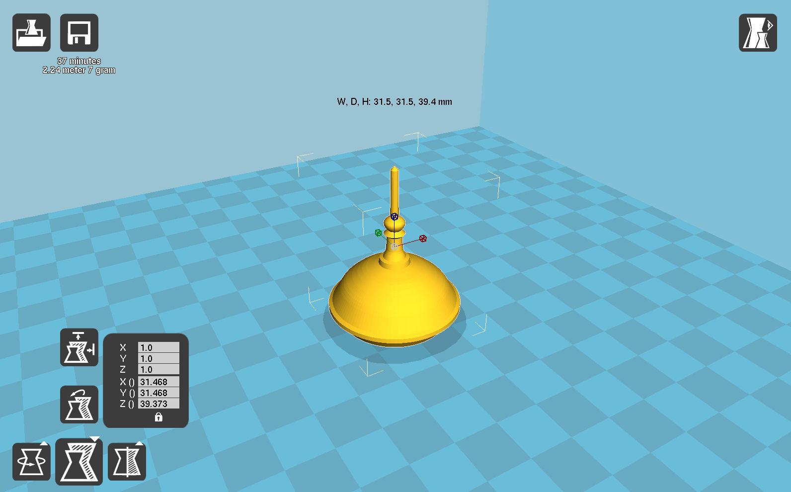 Lighthouse miniature 3D print model_13