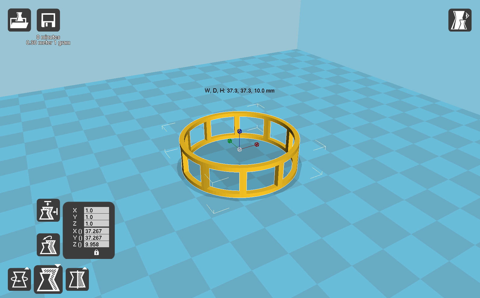 Lighthouse miniature 3D print model_10